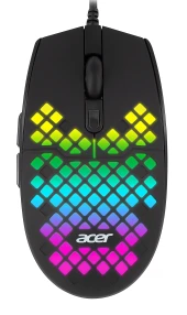 Мышь Acer OMW134 черный оптическая 6400dpi USB 6but (ZL.MCEEE.018)