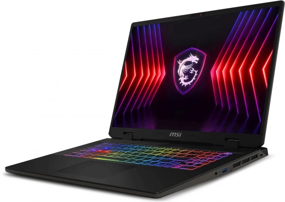 Ноутбук MSI Sword 17 HX B13VFKG-099XRU Core i7 13700HX 16Gb SSD1Tb NVIDIA GeForce RTX4060 8Gb 17" IPS FHD+ (1920x1200) FreeDOS grey space WiFi BT Cam (9S7-17T214-099)