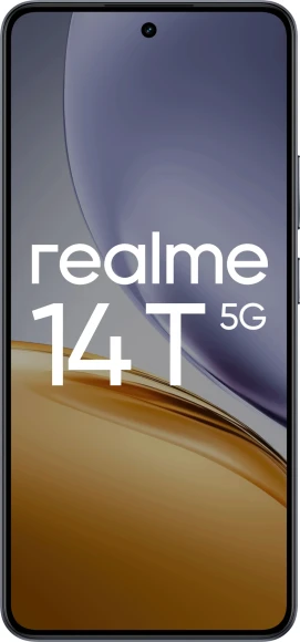 Смартфон Realme RMX5078 14T 5G 256Gb 12Gb черный моноблок 3G 4G 2Sim 6.67" 1080x2400 Android 15 50Mpix 802.11 a/b/g/n/ac NFC GPS GSM900/1800 GSM1900 Protect