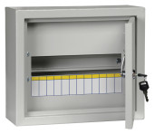 Щит распределительный IEK MKM51-N-03-54 TITAN ЩУ-3/1-0 У1 IP66 навесной 440мм 150мм 445мм 12мод. металл IP66 серый с возможностью установки счетчика (упак.:1шт)