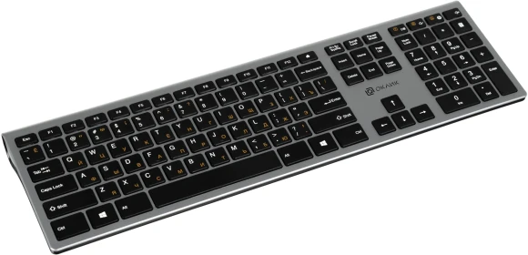Клавиатура Оклик 890S серый USB беспроводная slim Клавиатура Оклик 890S серый USB беспроводная slim
