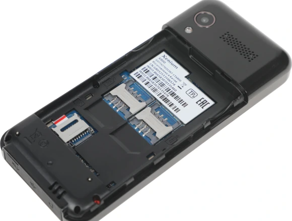 Мобильный телефон Xenium X800 черный моноблок 2Sim 2.8" 240x320 Spreadtrum ThreadX RTOS 0.3Mpix GSM900/1800 MP3 FM microSD max32Gb