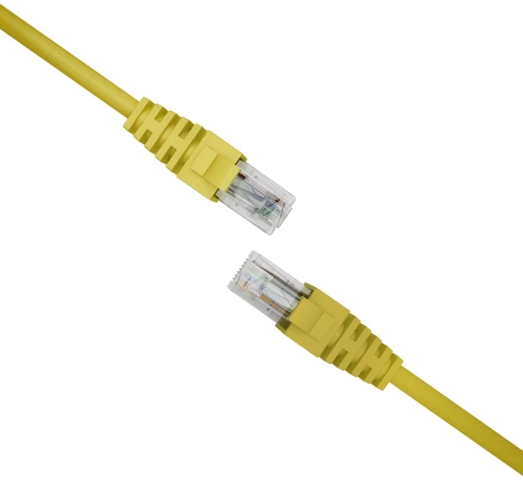 Патч-корд NTSS NTSS-PC-UTP-RJ45-5e-0.15-LSZH-YL UTP RJ-45 вил.-вилка RJ-45 кат.5E 0.15м желтый LSZH