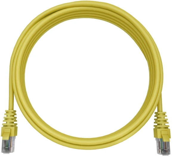 Патч-корд NTSS NTSS-PC-UTP-RJ45-5e-0.15-LSZH-YL UTP RJ-45 вил.-вилка RJ-45 кат.5E 0.15м желтый LSZH