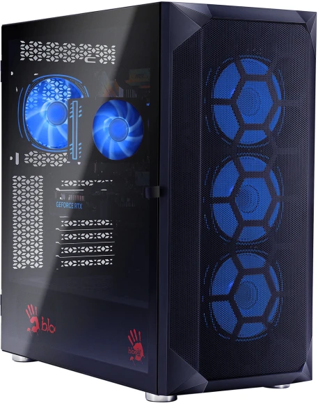 ПК Bloody BD-PC RB65C2 MT Ryzen 5 7500F (3.7) 32Gb SSD1Tb RX 7700XT 12Gb Windows 11 Home 64 2.5xGbitEth WiFi BT 650W черный (RUS) (2111350)