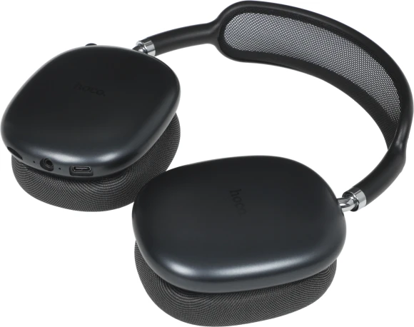 Гарнитура мониторные Hoco W55 1.2м т.серый беспроводные bluetooth оголовье (32683)