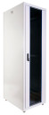 Шкаф серверный ЦМО (ШТК-Э-42.6.10-44АА) напольный 42U 600x1000мм пер.дв.перфор. задн.дв.перфор. 2 бок.пан. направл.под закл.гайки 710кг серый 915мм 95кг 180град. 1987мм IP20 сталь