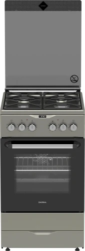 Плита Комбинированная Darina PL KM241 311 1X нержавеющая сталь (стеклянная крышка) реш.чугун Плита Комбинированная Darina PL KM241 311 1X нержавеющая сталь (стеклянная крышка) реш.чугун