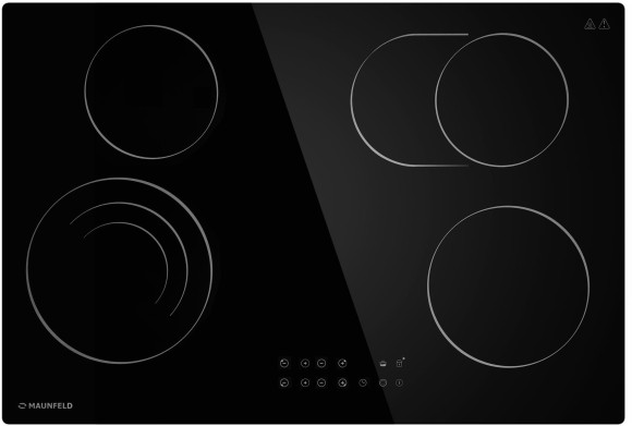 Варочная поверхность Maunfeld CVCE774SMTBK черный Варочная поверхность Maunfeld CVCE774SMTBK черный