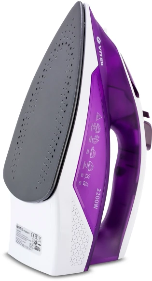 Утюг Vitek VT-8308 2200Вт фиолетовый/белый