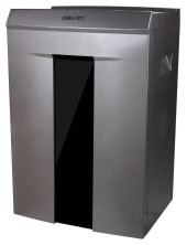 Шредер Deli 9906 серый с автоподачей (секр.P-5) фрагменты 16лист. 30лтр. скрепки скобы пл.карты CD Шредер Deli 9906 серый с автоподачей (секр.P-5) фрагменты 16лист. 30лтр. скрепки скобы пл.карты CD