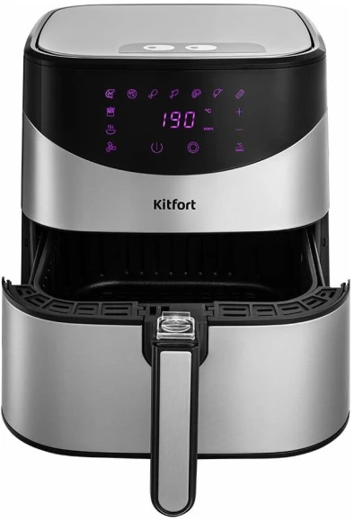 Аэрогриль Kitfort КТ-2231 1700Вт серебристый