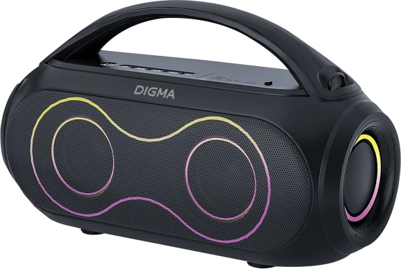 Колонка порт. Digma D-PS1532 черный 60W 2.0 BT 10м 3600mAh (PS1532B) Колонка порт. Digma D-PS1532 черный 60W 2.0 BT 10м 3600mAh (PS1532B)