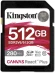 Флеш карта SDXC 512GB Kingston SDR2V6/512GB Canvas React Plus w/o adapter Флеш карта SDXC 512GB Kingston SDR2V6/512GB Canvas React Plus w/o adapter