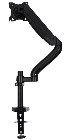 Кронштейн для мониторов ЖК Buro M10 черный 17"-27" макс.9кг крепление к столешнице поворот и наклон Кронштейн для мониторов ЖК Buro M10 черный 17"-27" макс.9кг крепление к столешнице поворот и наклон