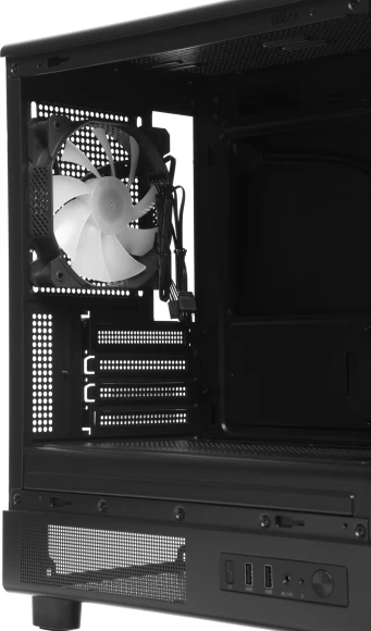 Корпус Accord ACC-ZM3B черный без БП mATX 4x120mm 2x140mm 2xUSB2.0 1xUSB3.0 audio bott PSU