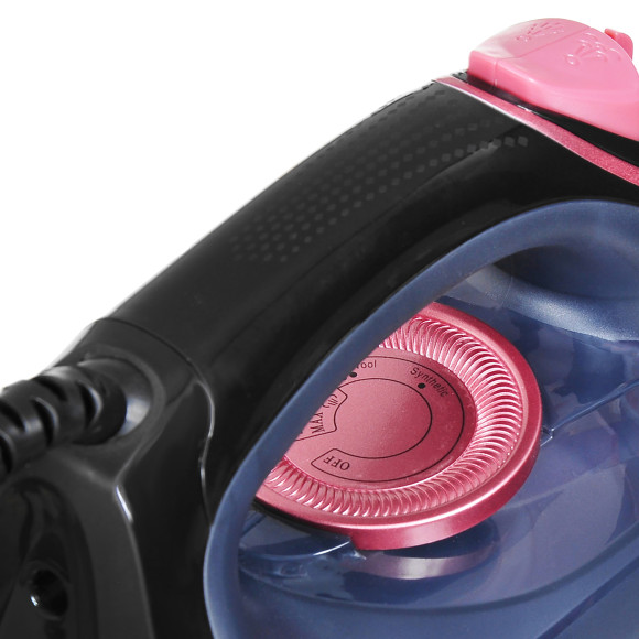 Утюг Hyundai H-SI01623 2400Вт черный/розовый Утюг Hyundai H-SI01623 2400Вт черный/розовый