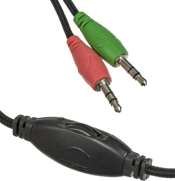 Наушники с микрофоном Оклик HS-L380G ABADDON черный/красный 1.8м мониторные оголовье (1100404) Наушники с микрофоном Оклик HS-L380G ABADDON черный/красный 1.8м мониторные оголовье (1100404)