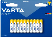 Батарея Varta Energy LR03 BL10 Alkaline AAA (10шт) блистер Батарея Varta Energy LR03 BL10 Alkaline AAA (10шт) блистер