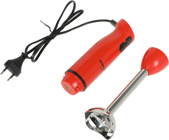 Блендер погружной Starwind SBP2201 850Вт красный/черный