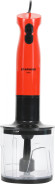 Блендер погружной Starwind SBP2201 850Вт красный/черный