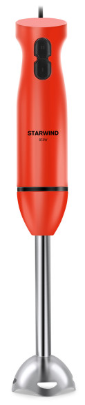 Блендер погружной Starwind SBP2201 850Вт красный/черный