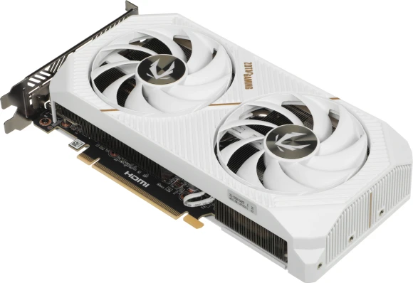 Видеокарта Zotac PCI-E 5.0 RTX 5060TI 16GB TWIN EDGE OC WHITE ED NVIDIA GeForce RTX 5060TI 16Gb 128bit GDDR7 2602/28000 HDMIx1 DPx3 HDCP Ret