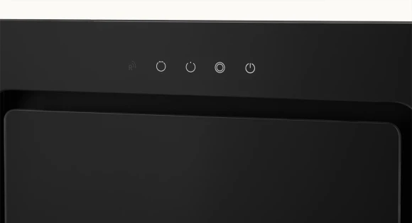 Вытяжка встраиваемая Weissgauff Intense 600 Touch черный/стекло черное управление: сенсорное (1 мотор)