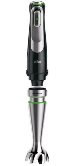 Блендер погружной Braun MQ9135XI черный/серебристый Блендер погружной Braun MQ9135XI черный/серебристый