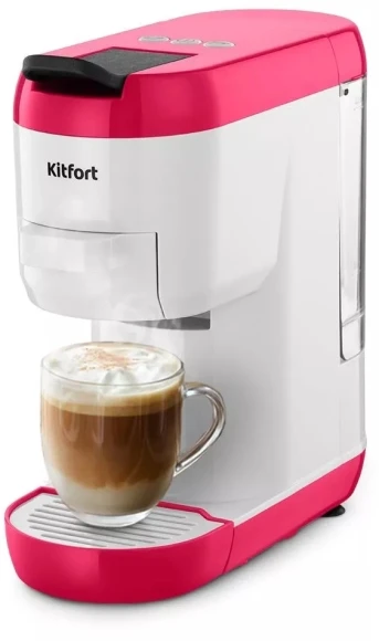 Кофемашина Kitfort КТ-7463 1850Вт бежевый/черный