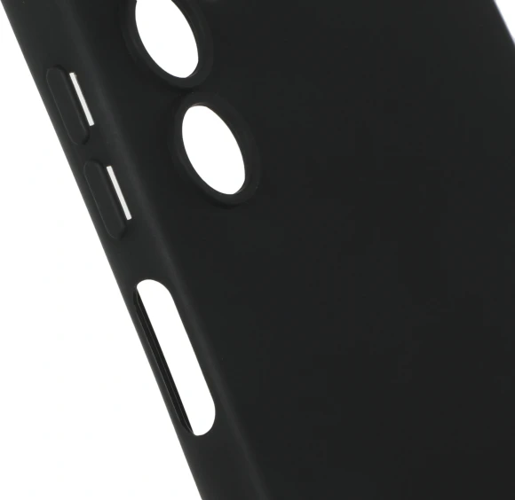 Чехол (клип-кейс) BoraSCO для Samsung Galaxy A15 Silicone Case черный (72783)