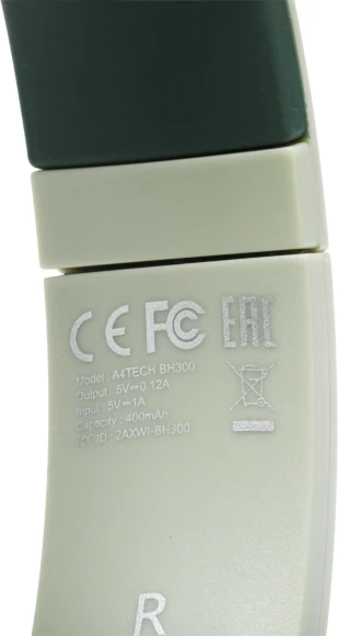 Наушники мониторные A4Tech 2Drumtek BH300 1м зеленый беспроводные bluetooth оголовье (BH300 MATCHA GREEN)