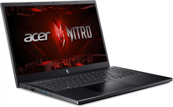 Ноутбук Acer Nitro V 15 ANV15-51-593U Core i5 13420H 16Gb SSD512Gb NVIDIA GeForce RTX4050 6Gb 15.6" IPS FHD (1920x1080) без ОС black WiFi BT Cam (NH.QNBER.003)