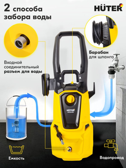 Минимойка Huter W195-ARV 2500Вт (70/8/16)