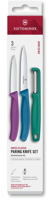 Набор нож/овощеч. Victorinox Swiss Classic 6.7113.21 компл.:2предм. черный европодвес Набор нож/овощеч. Victorinox Swiss Classic 6.7113.21 компл.:2предм. черный европодвес