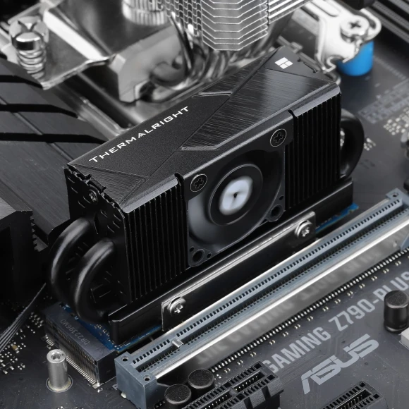 Радиатор для SSD Thermalright HR-10-2280-PRO-BL черный алюминий Ret Радиатор для SSD Thermalright HR-10-2280-PRO-BL черный алюминий Ret