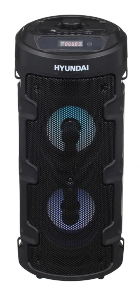 Минисистема Hyundai H-MC160 черный 50Вт FM USB BT SD/MMC