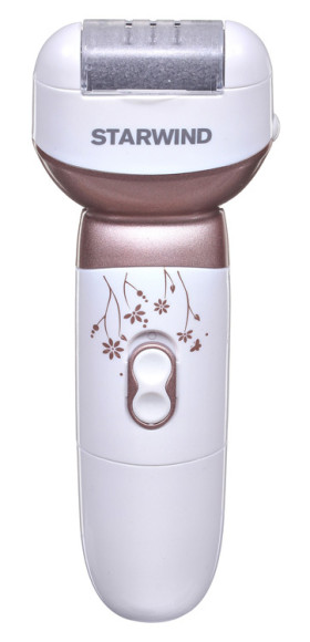 Пилка роликовая Starwind SFB2102 насадок:3шт белый/розовый