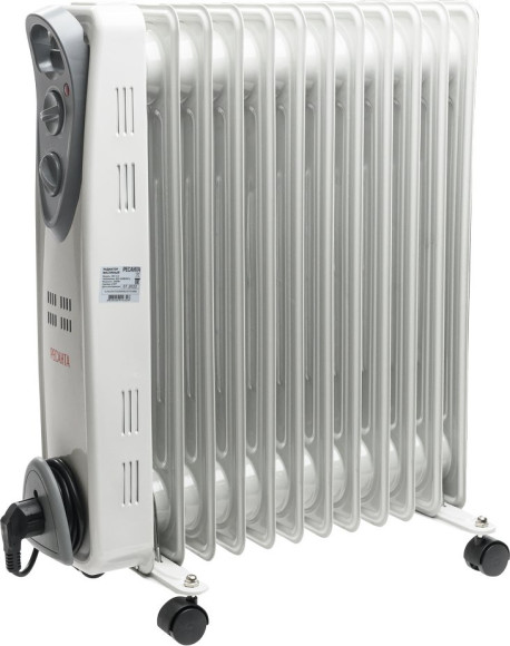 Радиатор масляный Ресанта ОМ-12А 2500Вт белый