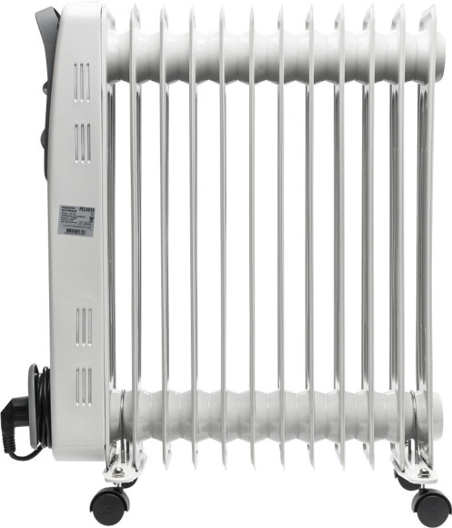 Радиатор масляный Ресанта ОМ-12А 2500Вт белый