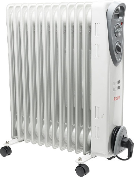 Радиатор масляный Ресанта ОМ-12А 2500Вт белый