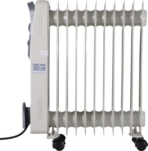 Радиатор масляный Ресанта ОМ-12А 2500Вт белый