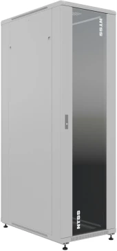 Шкаф серверный NTSS Премиум (NTSS-R47U60100GS) напольный 47U 600x1000мм пер.дв.стекл металл 900кг серый 910мм 113.8кг 2210мм IP20 сталь