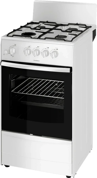Плита Газовая Darina 1A GM341 005 W белый (без крышки) реш.сталь