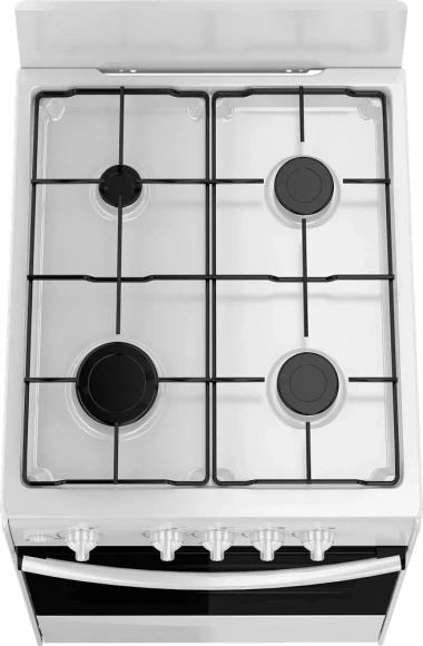 Плита Газовая Darina 1A GM341 005 W белый (без крышки) реш.сталь