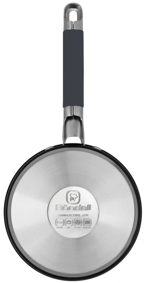 Ковш Rondell Stern RDS-008 1.9л. d=16см (с крышкой) темно-серый
