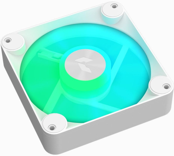 Вентилятор для корпуса Aerocool APNX FP1-120 ARGB 120х120x30 белый 4-pin 33дБ (FP1-120 WH) Ret