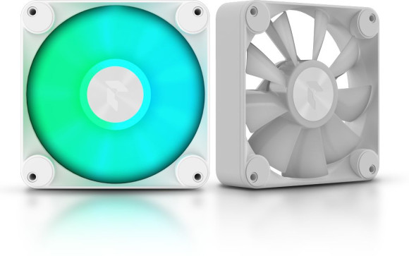 Вентилятор для корпуса Aerocool APNX FP1-120 ARGB 120х120x30 белый 4-pin 33дБ (FP1-120 WH) Ret