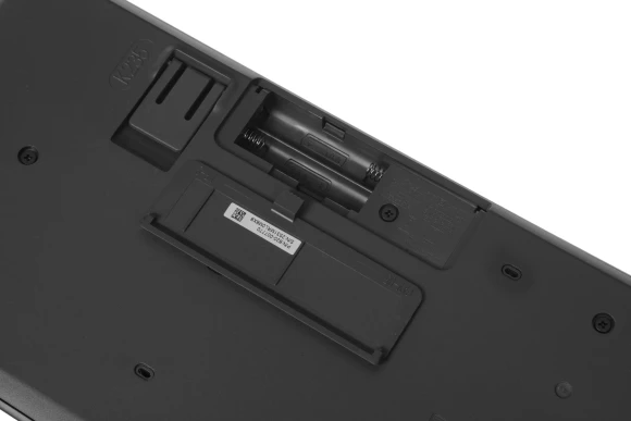 Клавиатура + мышь Logitech MK235 клав:серый мышь:серый/черный USB беспроводная Multimedia (920-007949)