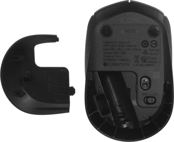 Клавиатура + мышь Logitech MK235 клав:серый мышь:серый/черный USB беспроводная Multimedia (920-007949)